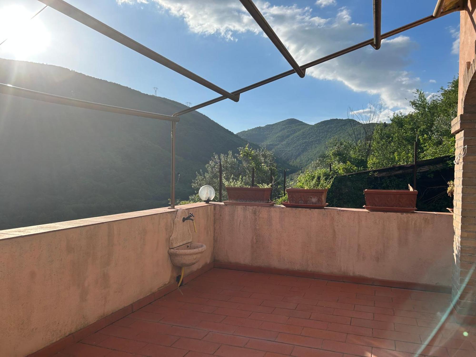 Casa Belvedere A Valle San Martino Di Spoleto Luaran gambar